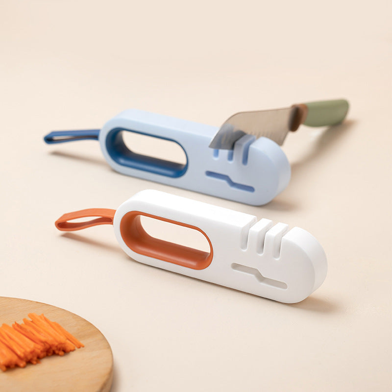 Knife Sharpener HIPS Kitchen Handheld Household Multi-function Fast Four-stage Fast Sharpener - Minihomy