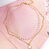 Simple Chain Beaded Multilayer Necklace Pearl Pendant Necklace - Minihomy