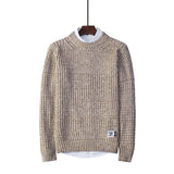 Men's Crew Neck Sweater Pullover Sweater Youth Loose - Minihomy