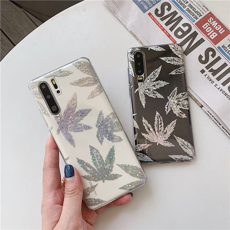 Flower Leaf Laser Phone Case - Minihomy