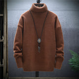 Middle School Students Plus Velvet Thickened Base Sweater