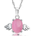 High Quality Cat's Eye Angel Egg Pendant Valentine's Day Hypoallergenic Jewelry