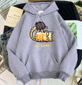 Creative Personality Pattern Hooded Sweater