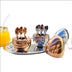 Stainless Steel Big Silver Egg Western Food Set