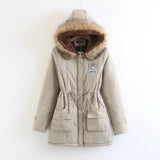 Winter Women Cotton Jacket Padded Casual Slim Coat