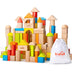 KIDUS 80 beech wooden building blocks - Minihomy