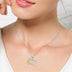 Peace Dove Pendant Gold Plated Necklace Female Micro Inlay - Minihomy