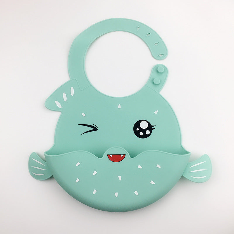 Baby Silicone Bib Three-dimensional Rice Bowl