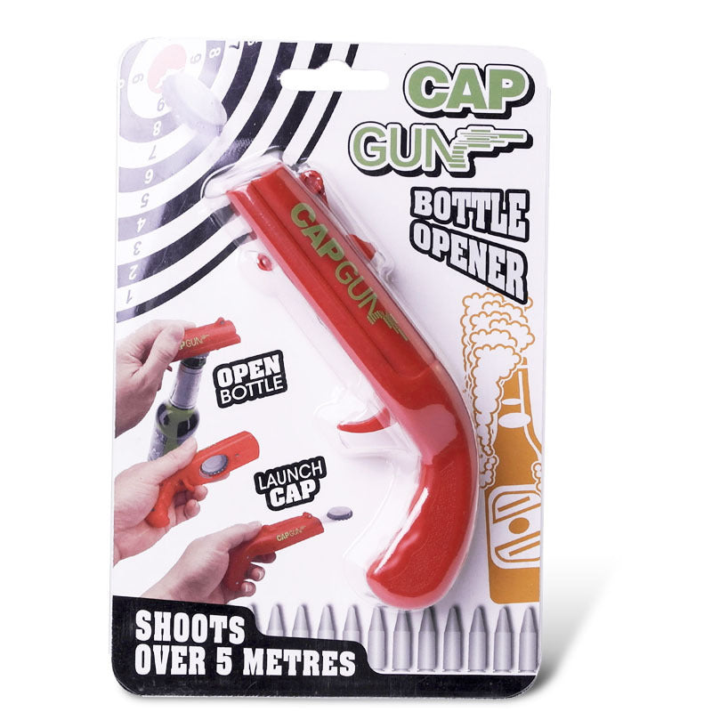 Can Openers Spring Catapult Launcher Gun Shape Bar Tool Drink Opening Shooter Beer Bottle Opener Creative - Minihomy