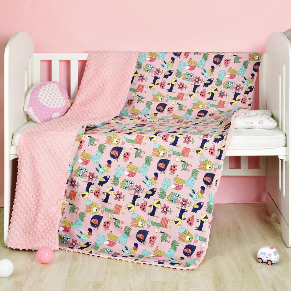 Cotton cartoon baby blanket - Minihomy