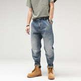 Men's Casual Loose Straight-leg Jeans