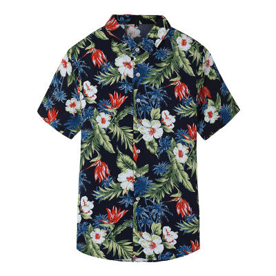 Hawaiian printed men's shirt - Minihomy