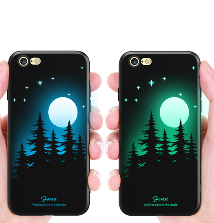 Mobile phone case all-inclusive 8plus luminous soft shell