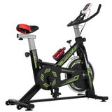 Stationary Indoor Bicycle With Tablet Stand And Comfortable Cushion