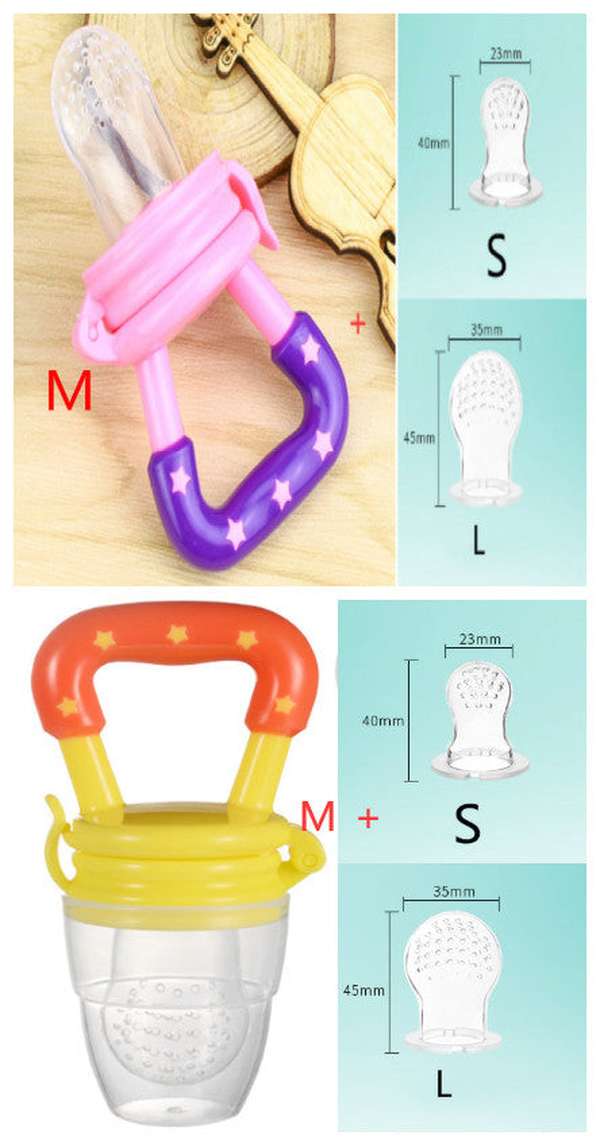 Baby Silicone Pacifier Encapsulated To Soothe Complementary Food Feeding Artifact - Minihomy