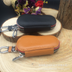 Car key bag universal leather zipper key pack