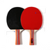 Double reverse rubber horizontal racket ping pong racket