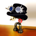 Steampunk creative retro top hat