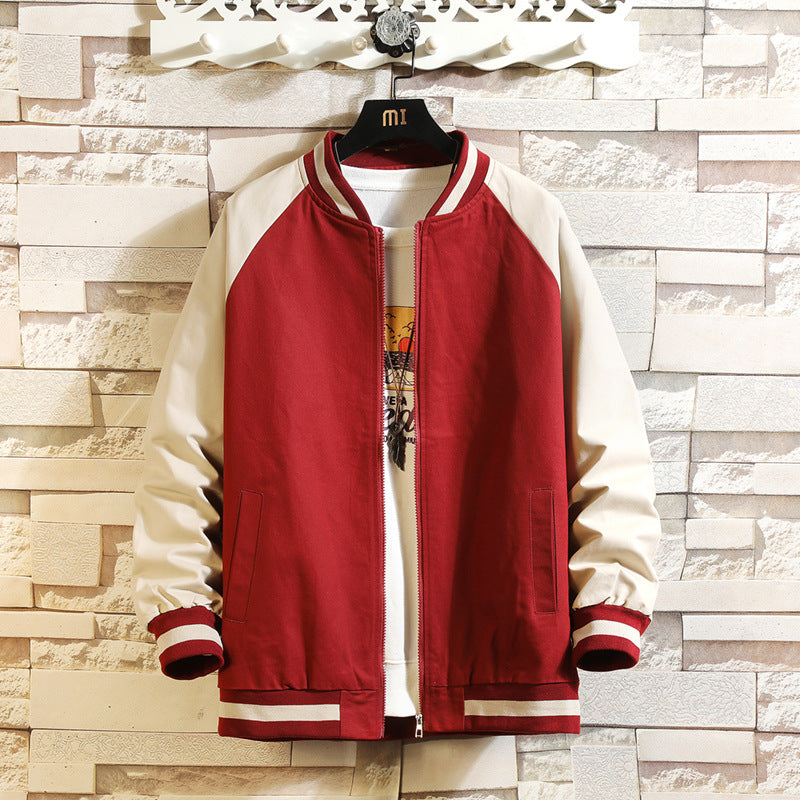 Men Casual Color Block Jacket - Minihomy