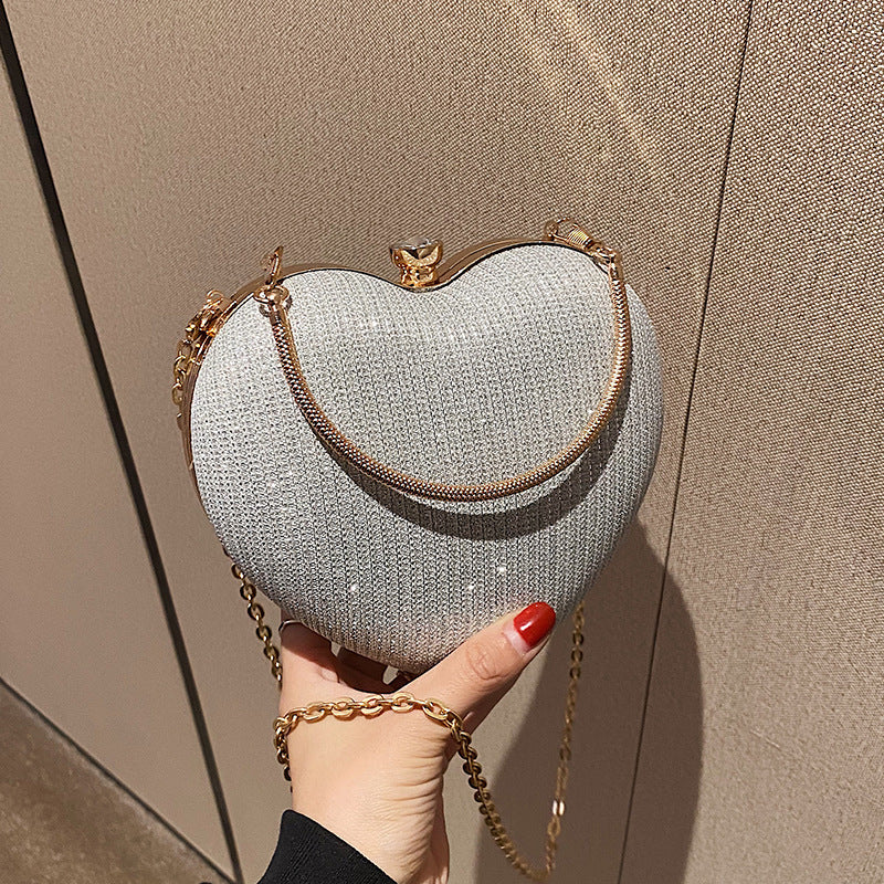 Chain Crossbody Explosion Handheld Peach Heart Bag