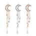 Moon Tassel Pentagram Pendant Hair Clip - Minihomy