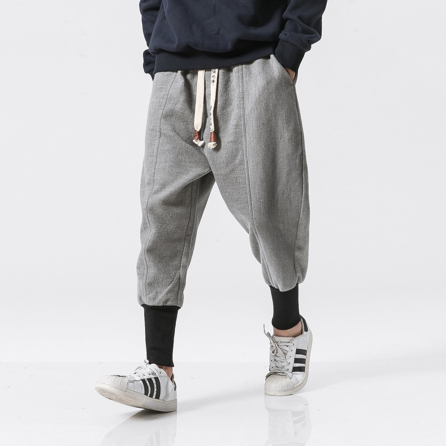 Joggers Hip Hop Sweatpants Loose Feet Teen Harem Casual Pants - Minihomy