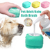 Silicone Bath Brush For Dogs And Cats