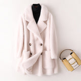 Women's Mid-length Loose Wool Coat