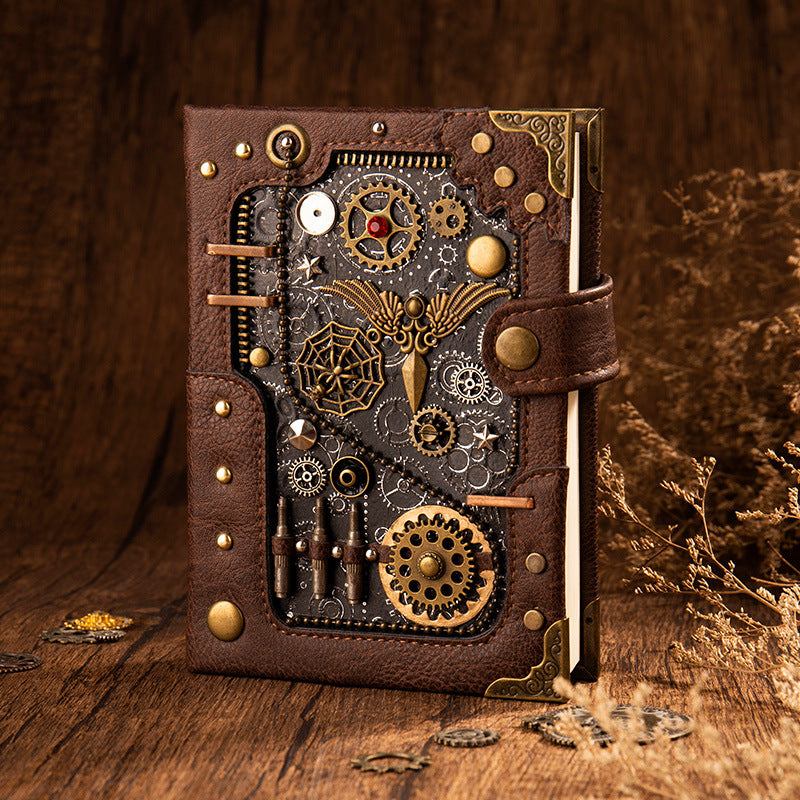 European retro personality steampunk creative notebook - Minihomy