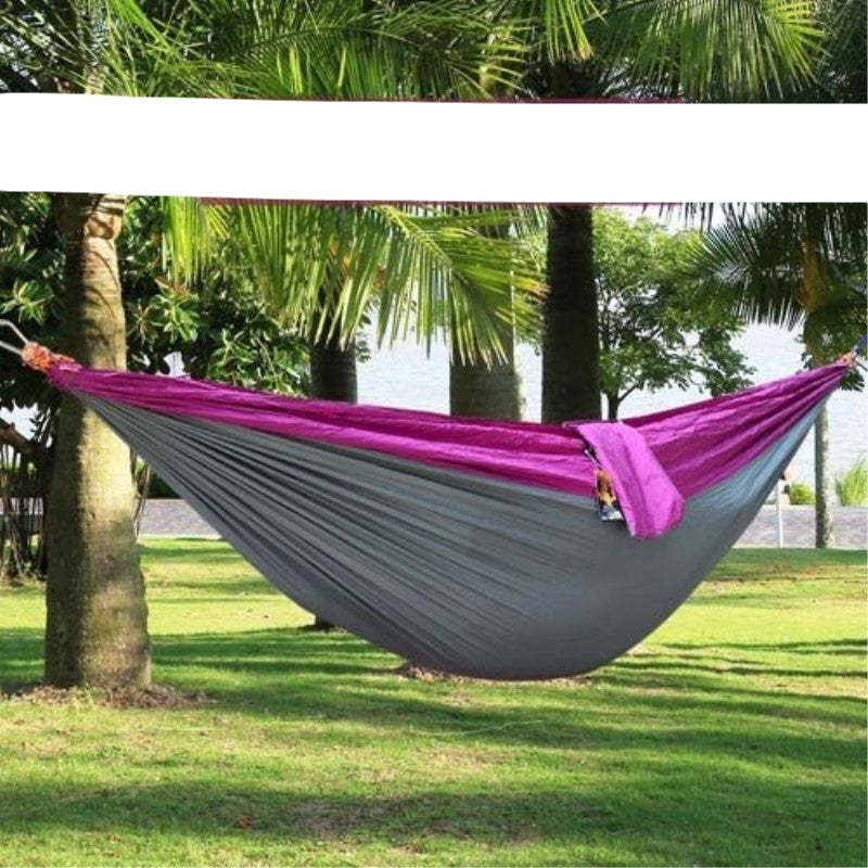 Backpacking Hammock - Portable Nylon Parachute Outdoor Double Hammock - Minihomy