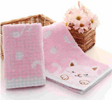 Cute Kitty Cotton Hand Towel