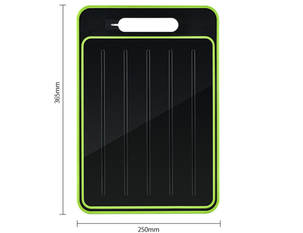 Double-side Cutting Board With Defrosting Function Chopping Board With Knife Sharpener - Minihomy