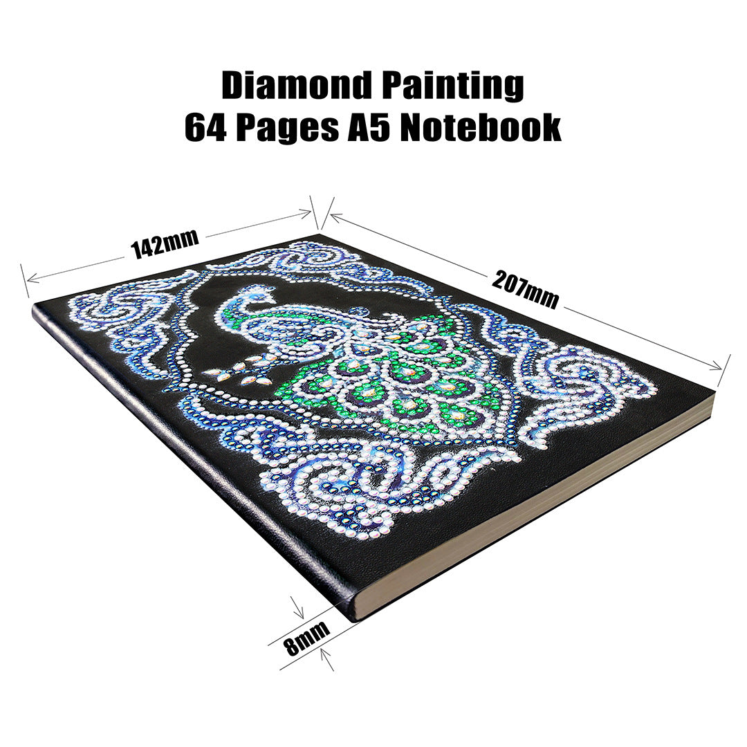 Peacock Beauty Journal Note Book  Diamond Painting - Minihomy