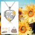 Lovely Sunflower Locket Necklace