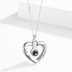 925 Sterling Silver Heart Urn Necklace for Ashes Heart Pendant