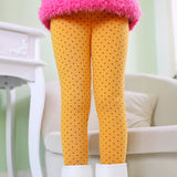 Children's Autumn And Winter Baby Tights Color Printed Flowers - Minihomy