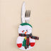 Christmas Decoration Layout Pocket Fork Knife Cutlery Holder - Minihomy