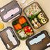 Kitchen Lunch Box Work Student Outdoor Activities Travel Microwave Heating Food Container Plastic Bento Box Storage Snacks Boxes - Minihomy