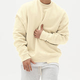 Large-size Youth All-match Drop-shoulder Pullover Top