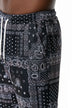 Men pants Paisley Print Lightweight Polyester Workout Joggers Sweatpants - Minihomy