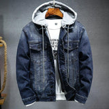 Hooded Cotton Liner Denim Jackets Men - Minihomy