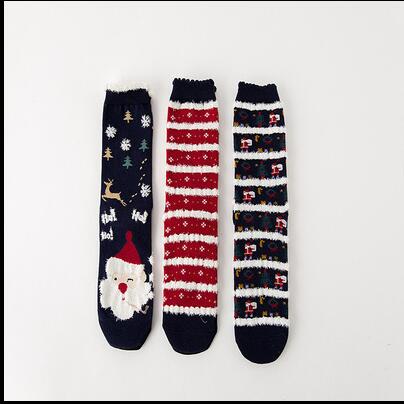 Cute Santa Claus Christmas Socks for Holiday Fun