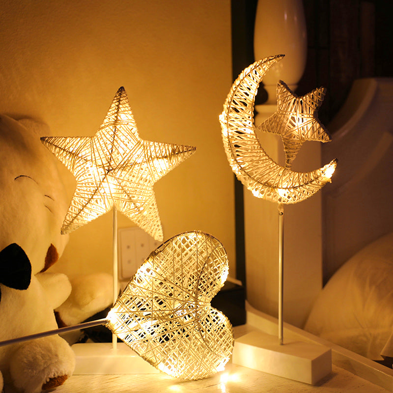 LED flashing lights stars romantic room layout decoration - Minihomy