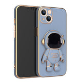 Self-contained Lens Film Mobile Phone Case Electroplating Bracket Protective Cover - Minihomy