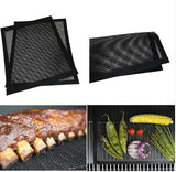 BBQ Non-stick Teflon Mesh Grill Heat Resistance Improve Thermal Conductivity Mats Use In Gas Charcoal Electric Barbecue - Minihomy