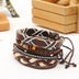 First Layer Cowhide Braided Bracelet Exotic Handmade Woven Multi-layer - Minihomy