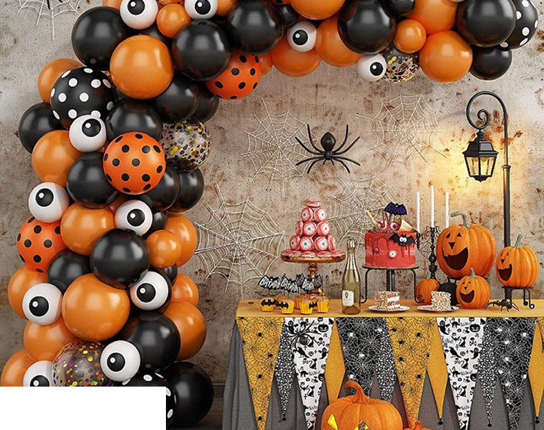 Halloween Party Decor Latex Balloons Set - Minihomy