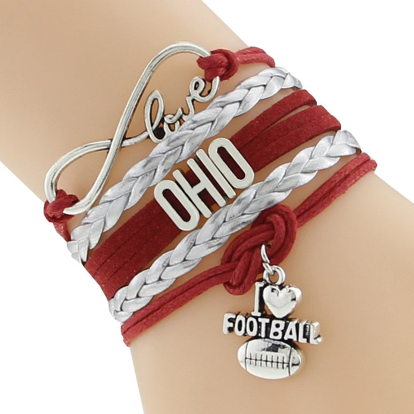 Love Ohio Helmet and Ball Bracelet - Minihomy