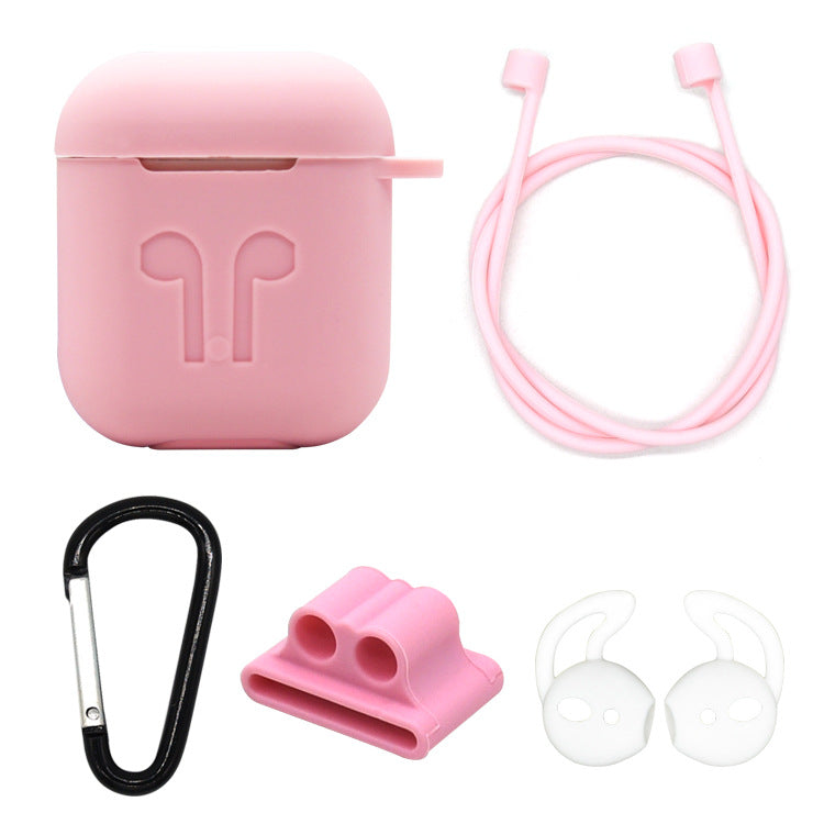 Compatible with Apple Applicable airpods thick bluetooth headset charging box anti-fall silicone storage box - Minihomy