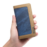 Canvas material  leather Phone case